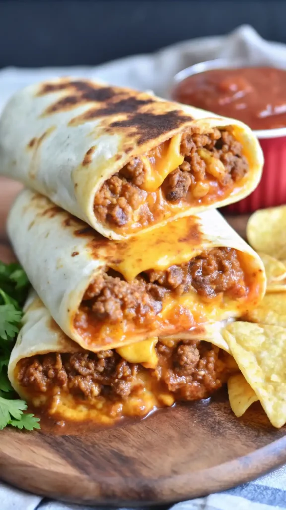 Copycat Taco Bell Chili Cheese Burrito serve