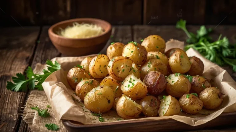 Garlic Parmesan Roasted Potatoes
