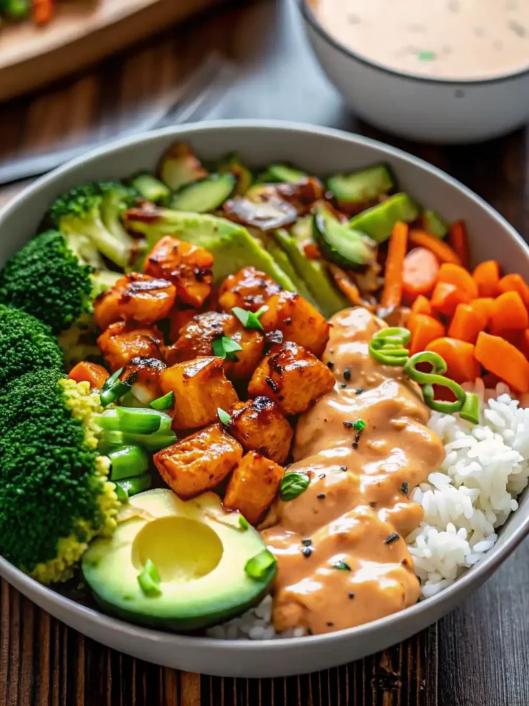 Bang Bang Chicken Bowl how to make