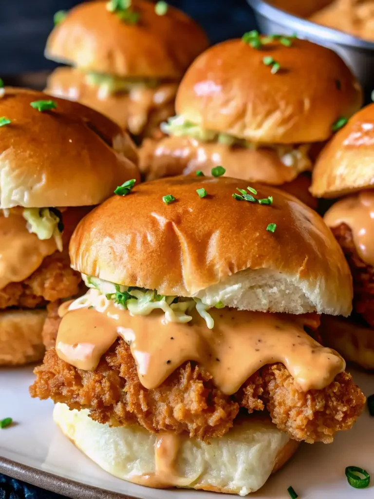 Bang Bang Chicken Sliders how to make