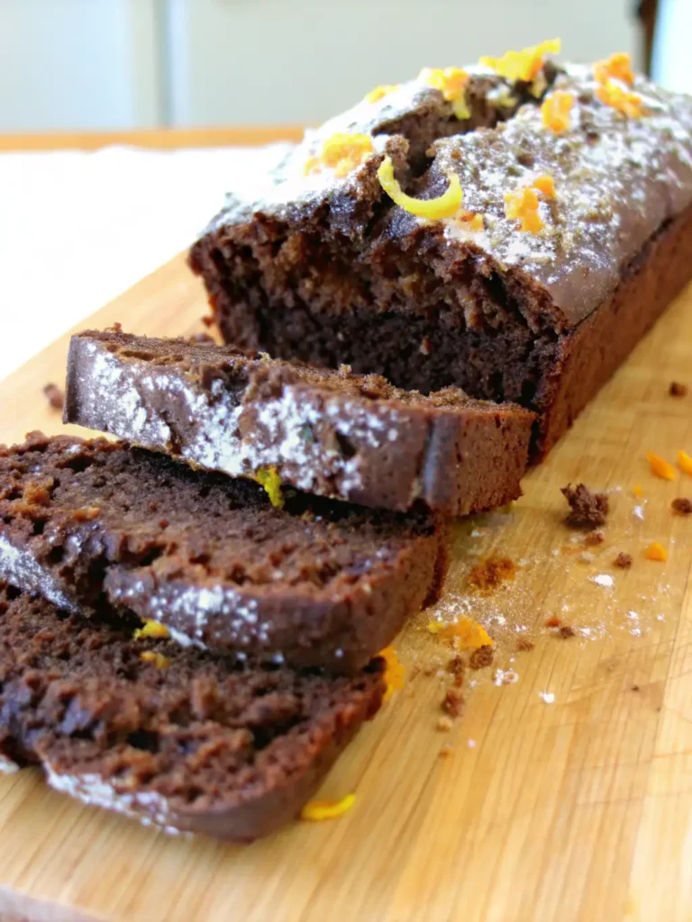 Chocolate Orange Spiced Banana Bread Recipe