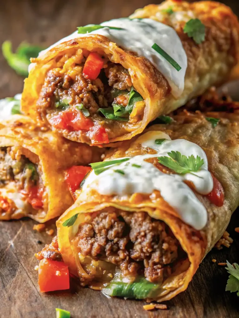 Crispy Nacho Egg Rolls Recipe how to make