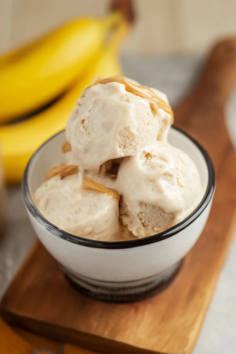 Dog Ice Cream With Banana