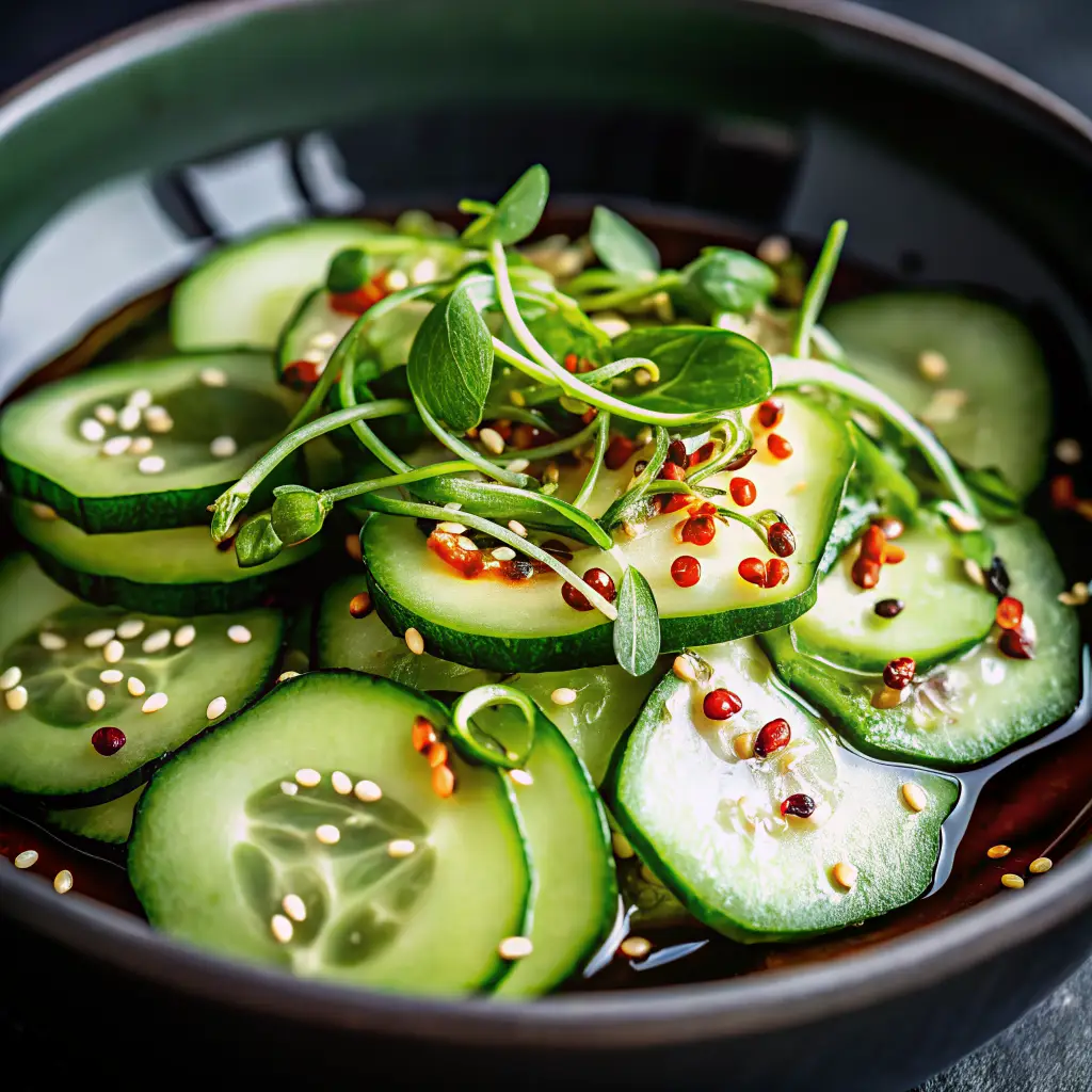 Easy Bartaco Cucumber Salad Recipe intro