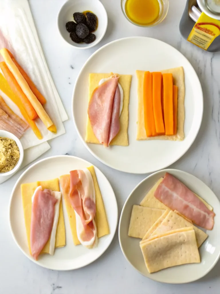 Ham and Cheese Sticks Recipe ingredients
