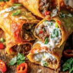 Nacho Egg Rolls
