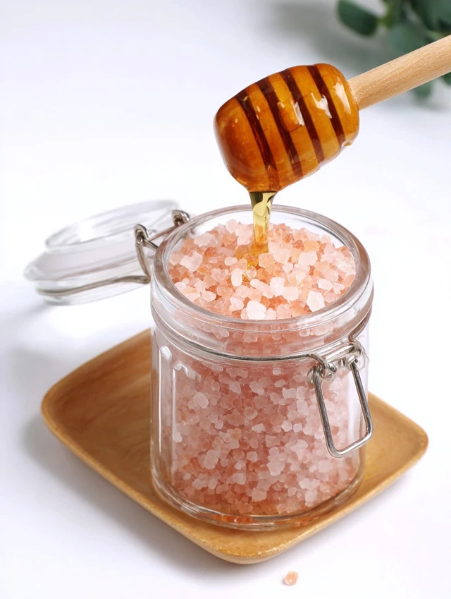 Pink Himalayan Salt and Honey