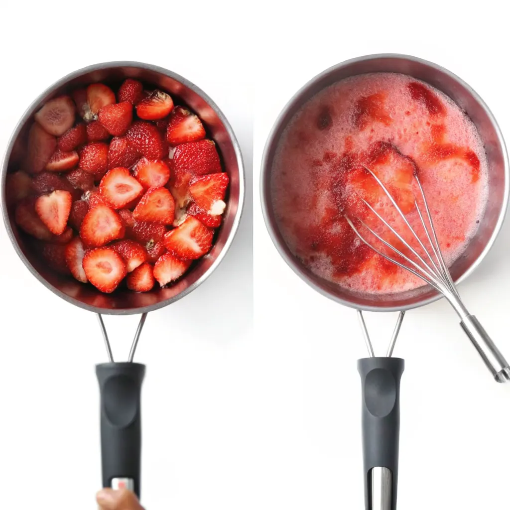 Strawberry Chia Jam how to make 1