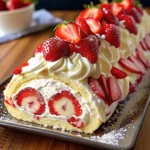 Strawberry Shortcake Cheesecake Roll tast
