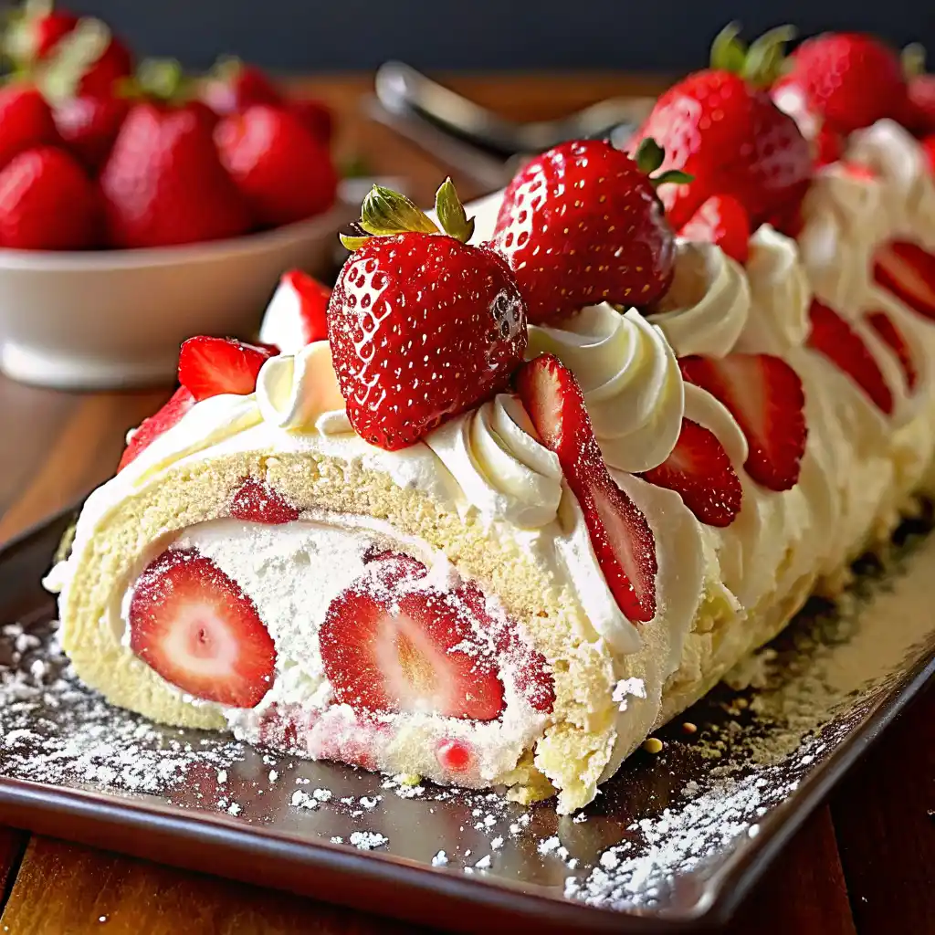 Strawberry Shortcake Cheesecake Roll intro