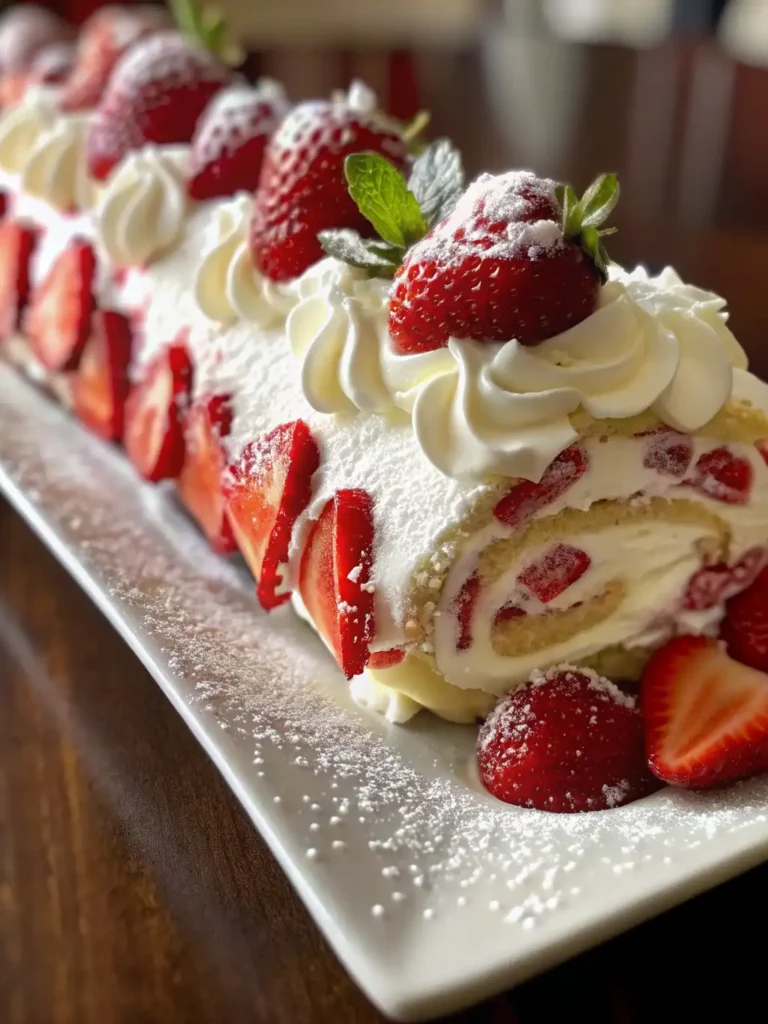 Strawberry Shortcake Cheesecake Roll why yoywebp