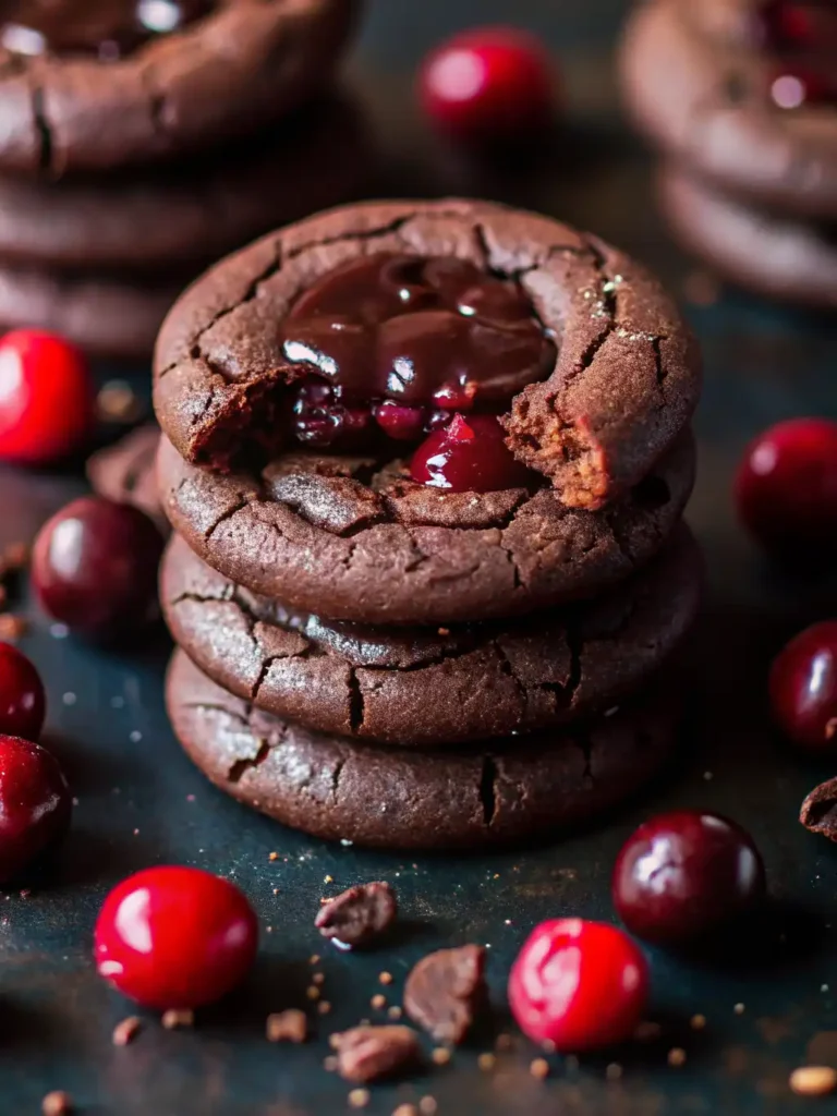 cherry chocolate chip cookies-intro