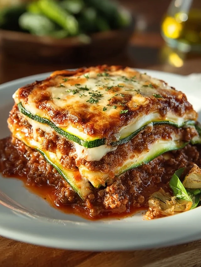 Beef and Zucchini Noodle Lasagna intro