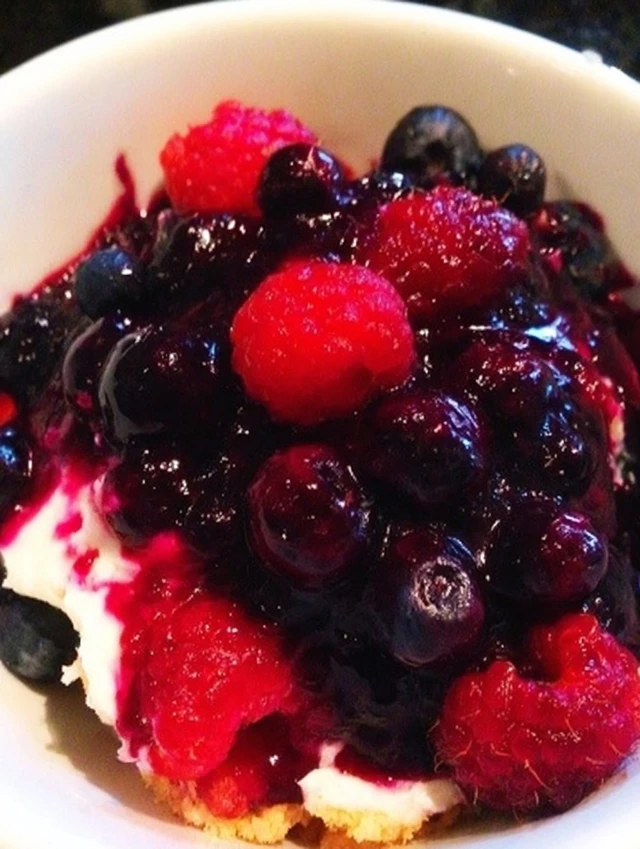 Blueberry Cream Cheese Dessert (GAPS and Grain Free) intro