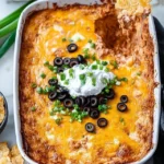 Cheesy Texas Trash Dip tast