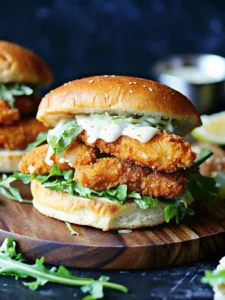Crispy Chicken Caesar Sandwich