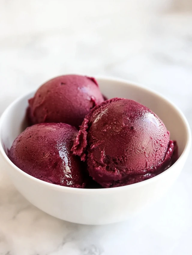 Ninja Creami Blueberry Sorbet how to make