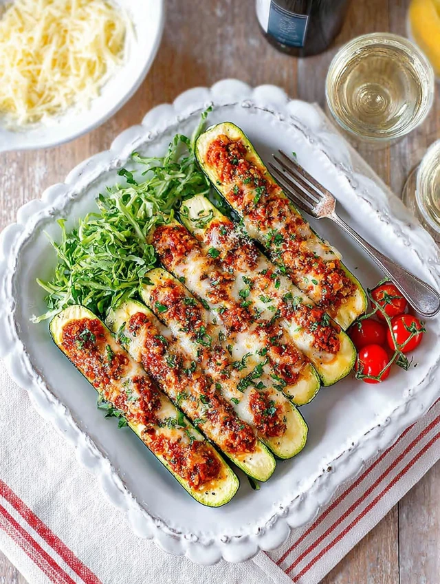 Stuffed Zucchini Boats ingredients