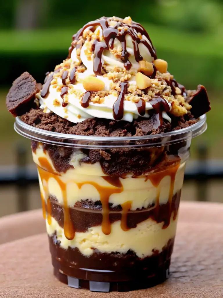 Loaded Brownie Cheesecake Cup