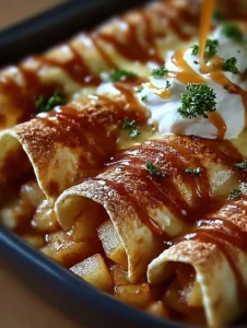 Apple Pie Enchiladas Dessert