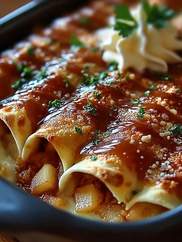 Apple Pie Enchiladas Dessert how to make
