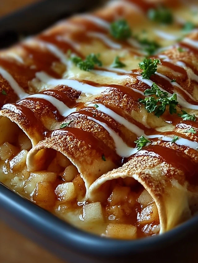 Apple Pie Enchiladas Dessert ingredients