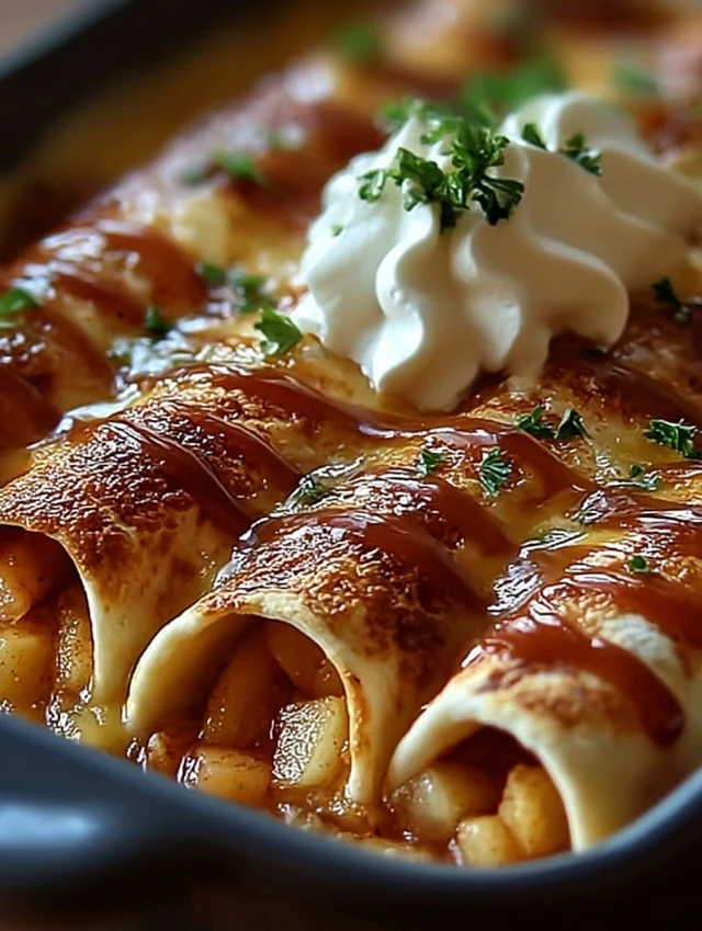 Apple Pie Enchiladas Dessert intro