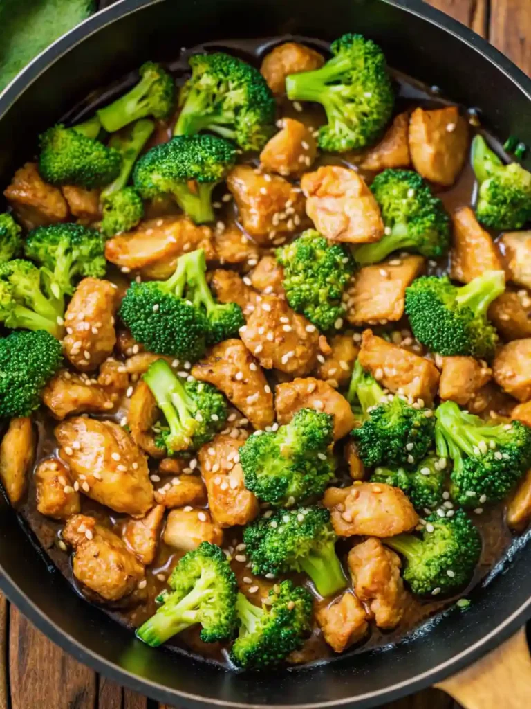 Honey Sesame Chicken and Broccoli-2
