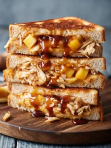 BBQ Chicken Pineapple Grilled Cheese-intro