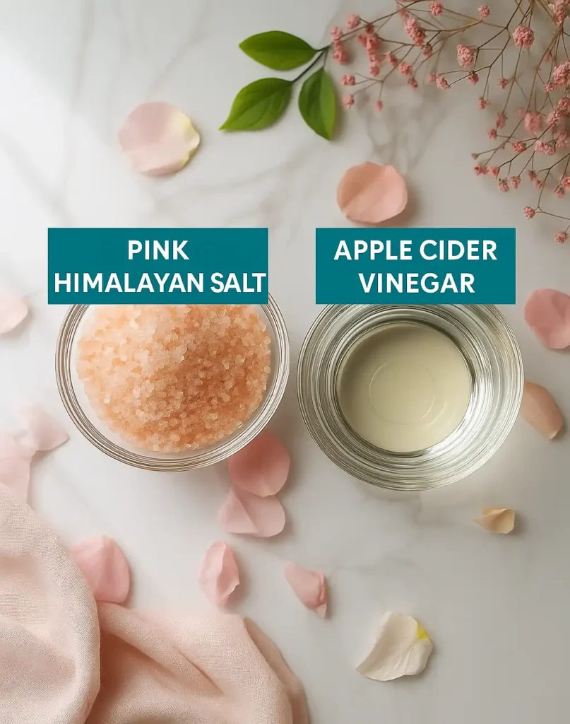 Pink Salt Trick Recipe for Weight Loss ingredients