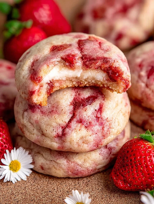 Strawberry Cheesecake Cookies intro