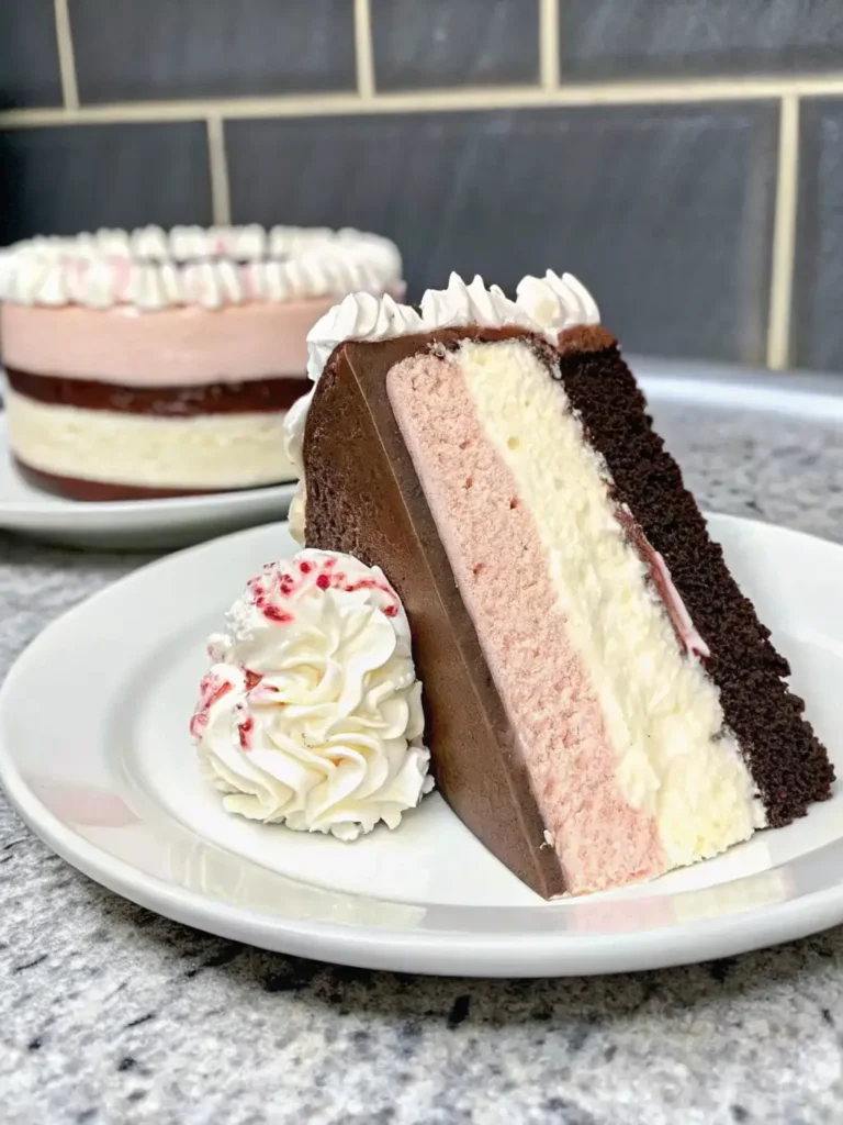 Classic Neapolitan Mousse Cake-pin