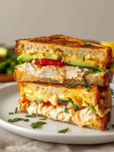 chicken chipotle avocado melt