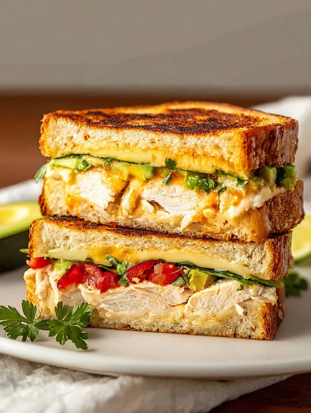chicken chipotle avocado melt how to make
