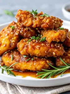 Double Crunch Honey Garlic Chicken3