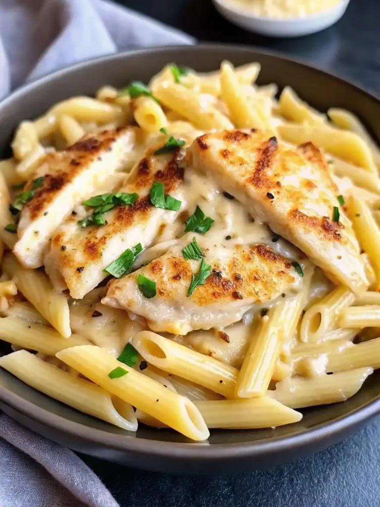 Easy Garlic Parmesan Chicken Pasta Recipe for a Healthy Dinner