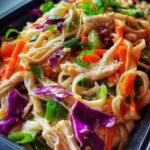 Asian Chicken Noodle Salad Lunch Box