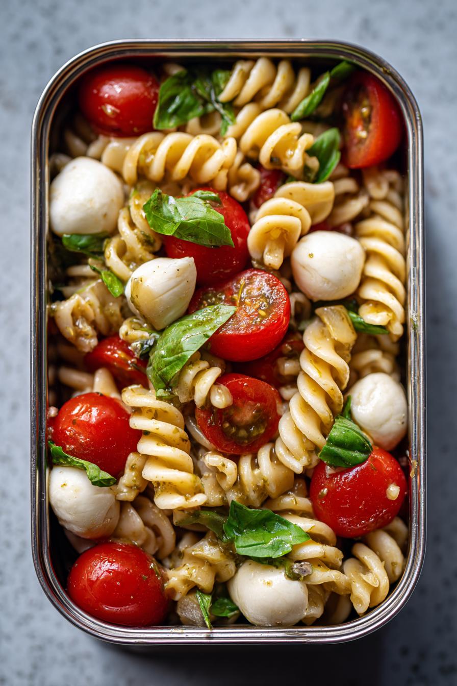 Caprese Pasta Lunch Box
