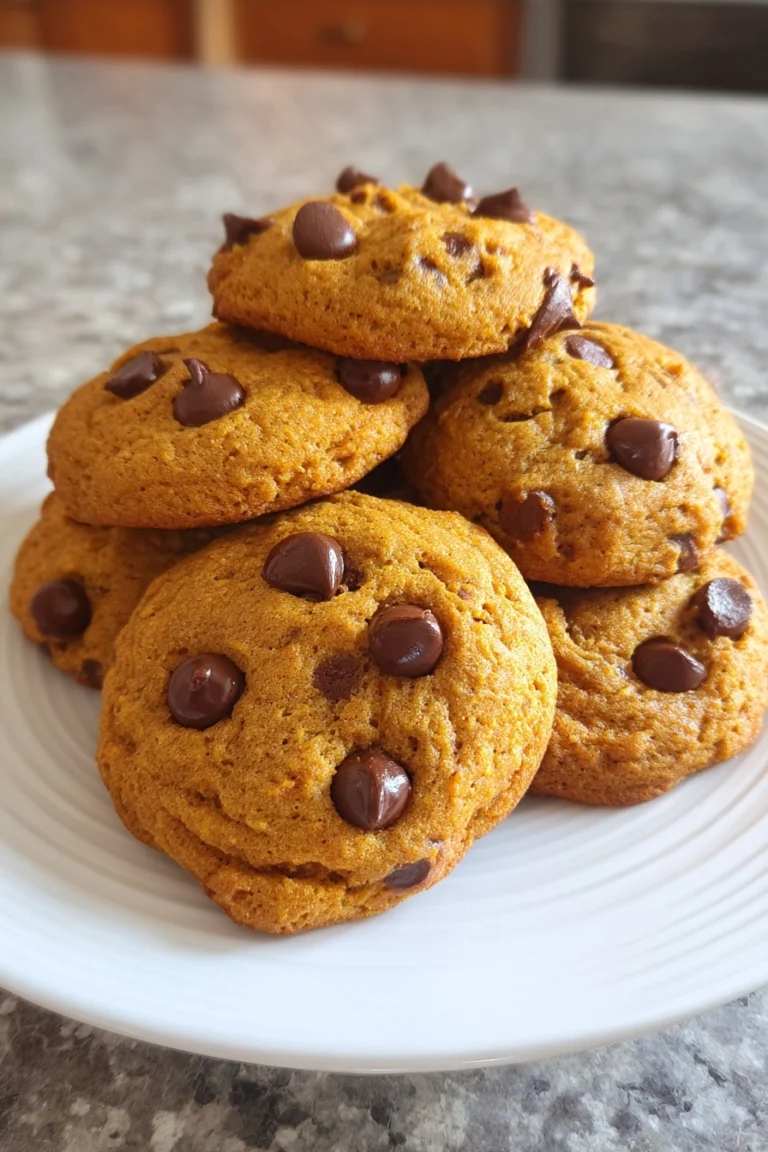 Chewy Pumpkin Chocolate Chip Cookies