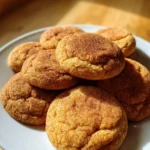 Chewy Pumpkin Snickerdoodle Cookies
