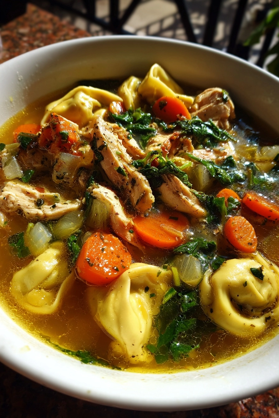 Chicken Tortellini Soup Recipe