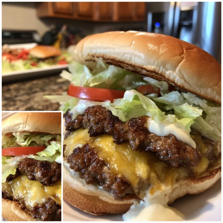 Classic Smash Burgers with Secret Sauce