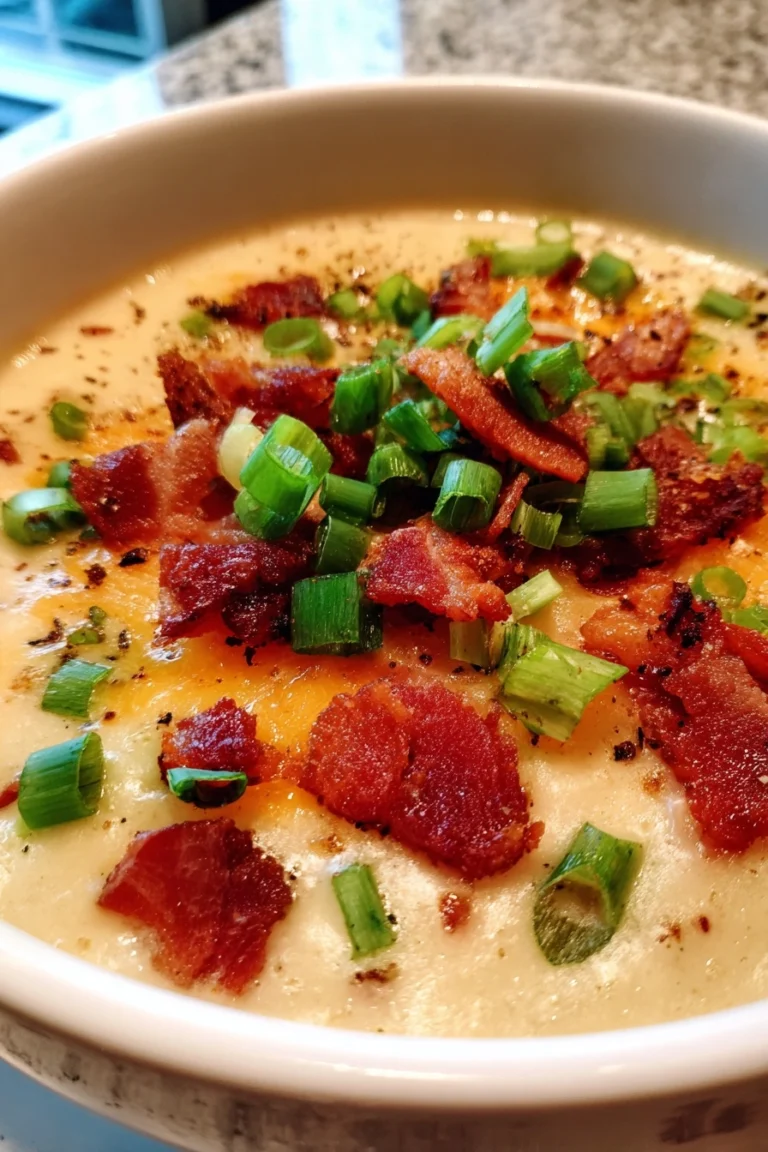 Comforting Loaded Baked Potato Soup
