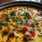 Creamy Cheesy Ground Beef Taco Soup