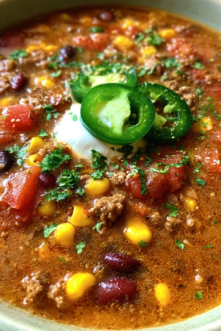 Creamy Taco Soup Recipe