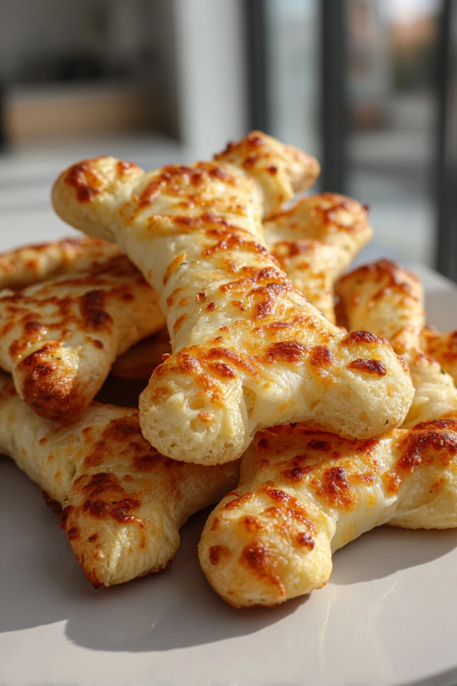 Easy Cheesy Halloween Breadstick Bones