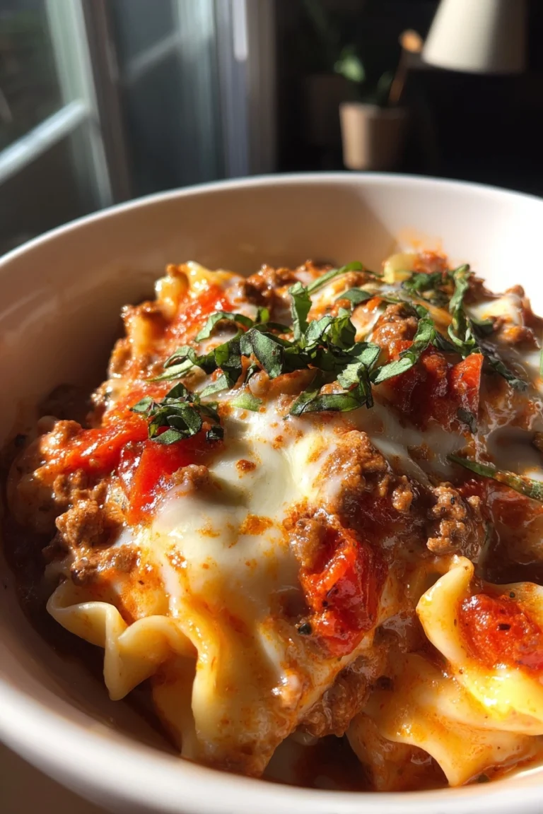 Easy Creamy Lasagna Soup