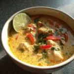 Easy Thai Chicken Curry Soup