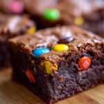 Fudgy M&M Brownies