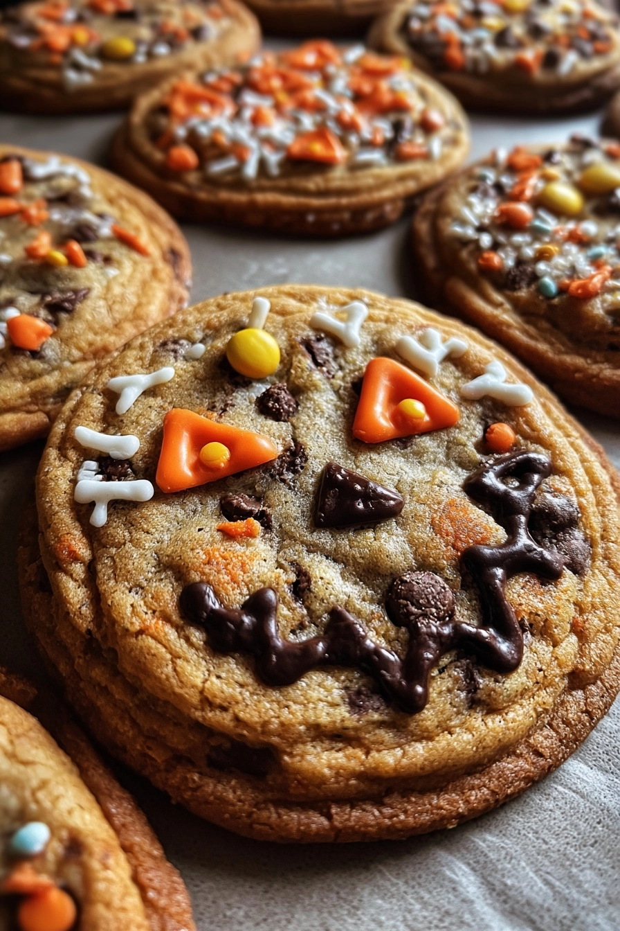 Halloween Chocolate Chip Cookies